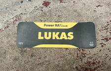 Personalised powertool battery stickers for DeWalt 18v batteries NEW STYLE