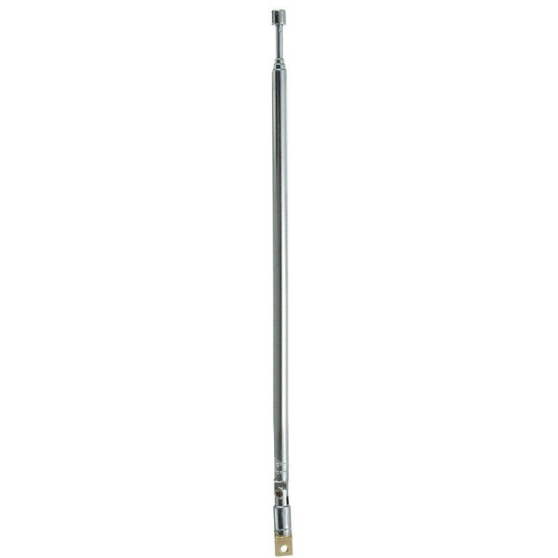 4 Sections Telescopic 63cm AM FM Radio Portable Antenna Replacement