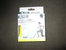 Series Fitness 3 Pack Looped Resistance Bands BEGINNER New in Box