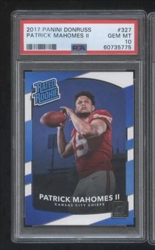2017 Panini Donruss #327 Patrick Mahomes II PSA 10