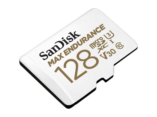 SanDisk 128Go MAX ENDURANCE microSDXC, U3, V30, Carte Mémoire avec Adaptateur pour Hom - Photo 3 sur 5