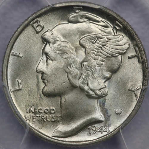 1944 Mercury Dime - PCGS MS66