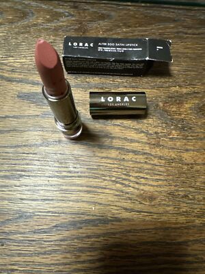 Lorac Argo Ego Satin Lipstick CHILL SEEKER  Brand New. HTF. TIP. As Is