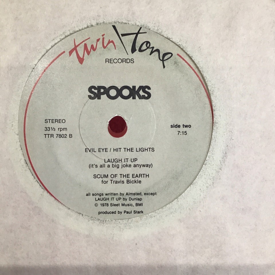 New Wave USA SPOOKS 1980 1990 E.P. Twin Tone Red Wax 1978 New Old
