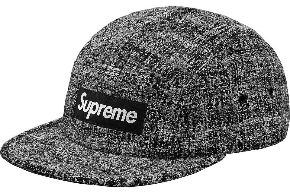 Casquette de camp Supreme Boucle noire taille unique S/S 18