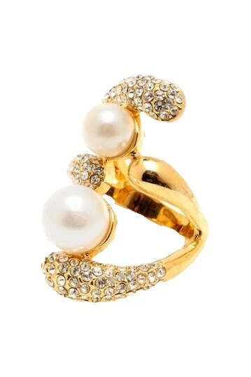 8 Ring Pearl Fashion Rings