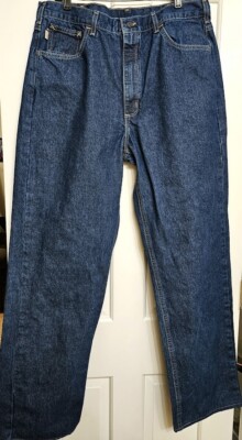 MEN'S 38X36 CARHARTT FR CAT 2 LOOSE FIT JEANS