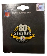 OFFICIAL  PITTSBURGH  STEELERS  80 SEASONS  1933 - 2012 COLLECTIBLE LAPEL PIN