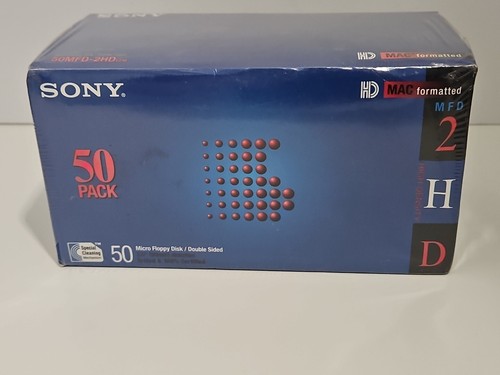Lot De 7 Disquettes SONY MFD-2HD – 3,5″ (90mm) – Formatées Macintosh – IBM – Taiwan