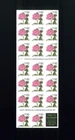 United States 32¢ Pink Rose Postage Stamp #2492 Booklet Pane