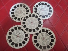 Vintage LOT Of 5 TOURIST Places VIEW-MASTER Reel SET - 5 - 1960's