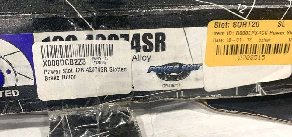 Power Slot 126.42074SR Sport Rotor Fits 03-05 350Z G35 - Image 3 of 3