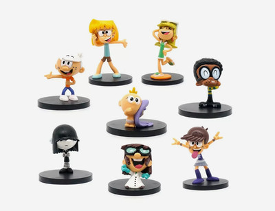 The Loud House Figure 8 Pack Lily Lincoln Clyde Lori Leni Lucy Lisa Luna New