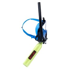 Full-Face Snorkel Set: 0.5L Scuba Tank Wide-Angle Mask