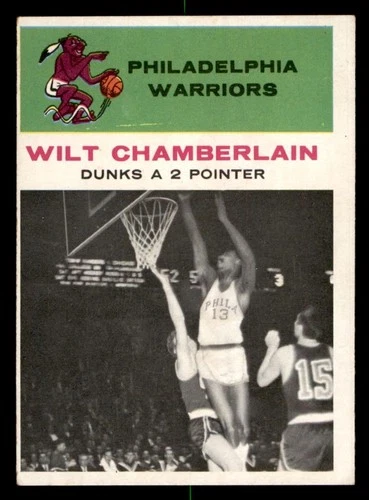 1961 Fleer Basketball #47 Wilt Chamberlain (In Action) VG - VG/EX *e1