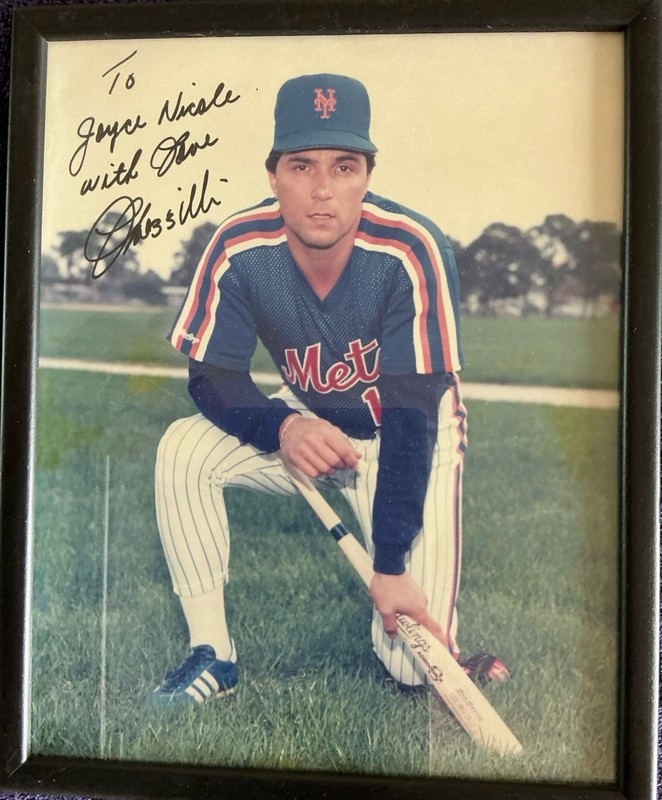 Lee Mazzilli NY Mets SIGNED Color 8x10 Photo Framed
