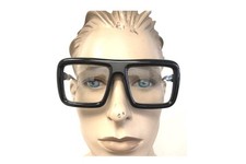 Black Rectangle Glasses - Versatile - Disco - Costume Accessory - One Size