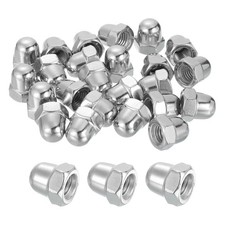 30 Pcs M8x1.25mm Acorn Cap Nuts, 304 Stainless Steel Hex Cap Dome Head Nuts
