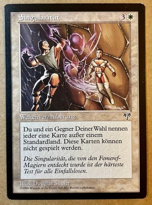 MTG Singularität / Singularity   Visionen Visions Deutsch Rare EX