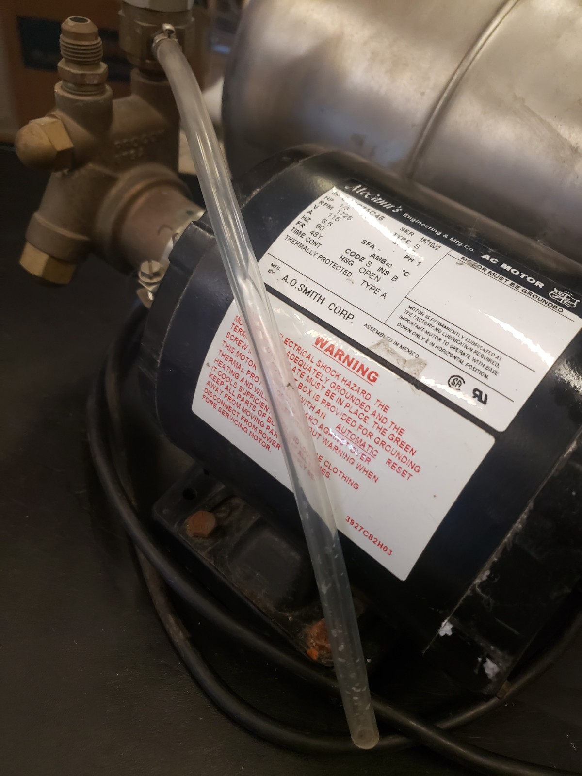 McCann’s Carbonator 275Z Max Psi 100, 2-4.4 Gallon, Item Code 43479, S48C76C46