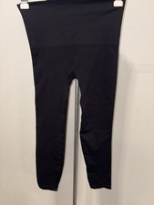 SPANX Black Leggings Yoga Pants Women XL Athleisure Sport Stretch