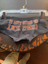 I Pair Ladies Boy Shorts Panties with Wording Size M