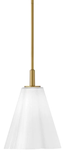 Lark 83717 Honey 1 Light 11"W Pendant - Brass - Picture 1 of 6