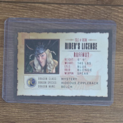 2014 Topps How to Train Your Dragon 2 Rider's License Ruffnut #6 of 10