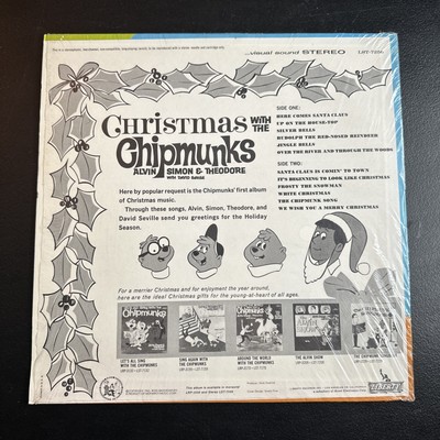 Christmas with the Chipmunks 1962 Vinyl LP Record Album Alvin