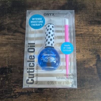 ONYX Professional CUTICLE OIL 0.35 Oz + Cuticle Pusher INTENSE MOISTURE THERAPY