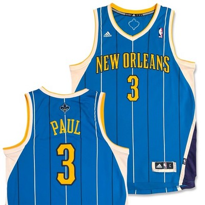 Authentic Vintage Chris Paul New Orleans Hornets Pinstripe Adidas
