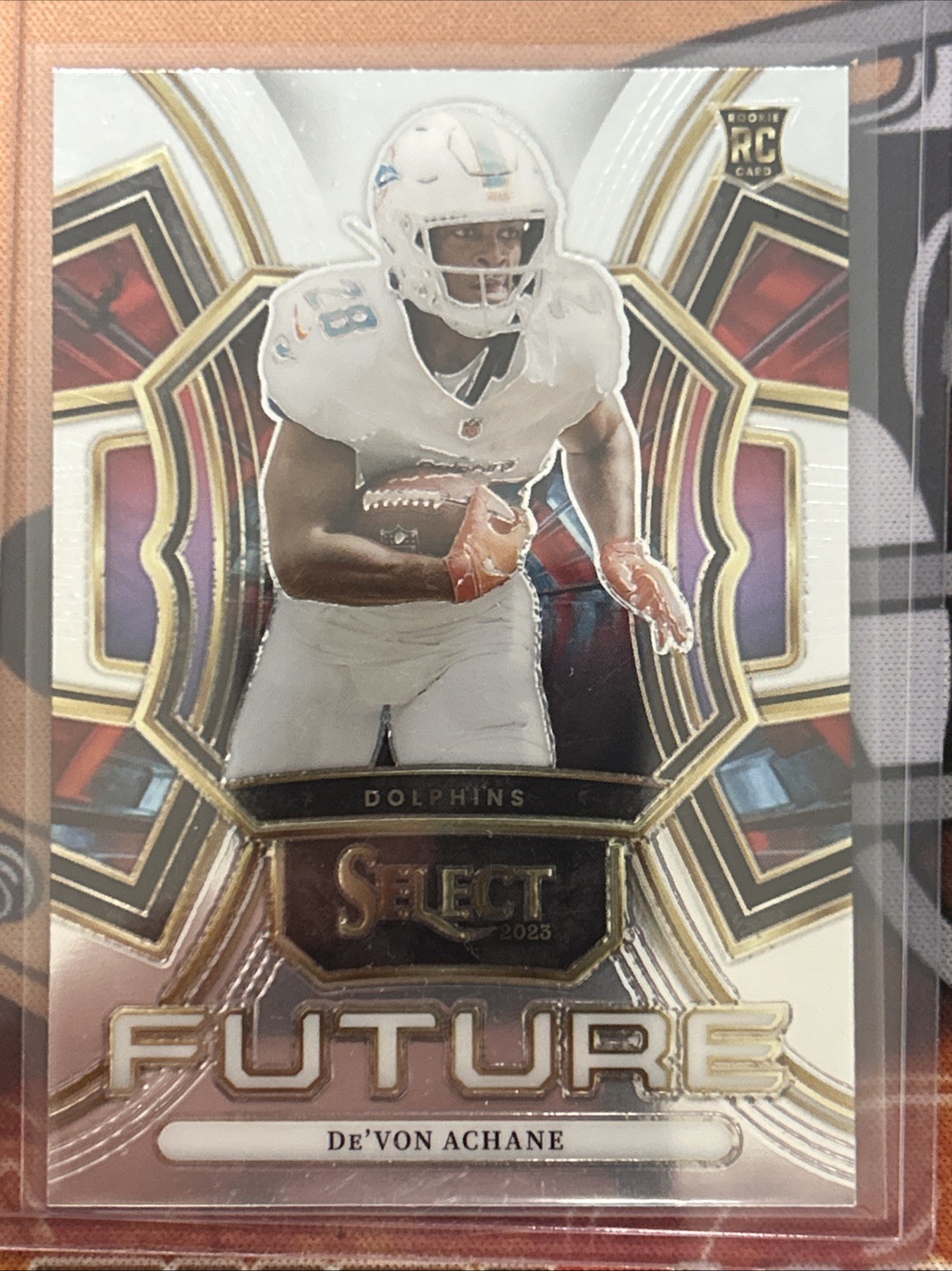 2023 Panini Select - Select Future De'Von Achane #FUT-DAC (RC)