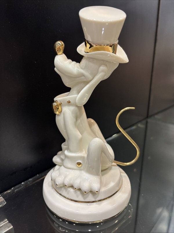 Retired Lenox Disney Showcase Pluto's Big Night Out Figurine.