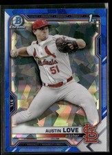 2021 Bowman Draft Sapphire Edition #BDC-164 Austin Love