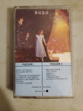 RUSH Exit Stage Left Cassette Album Tape Pre-owned