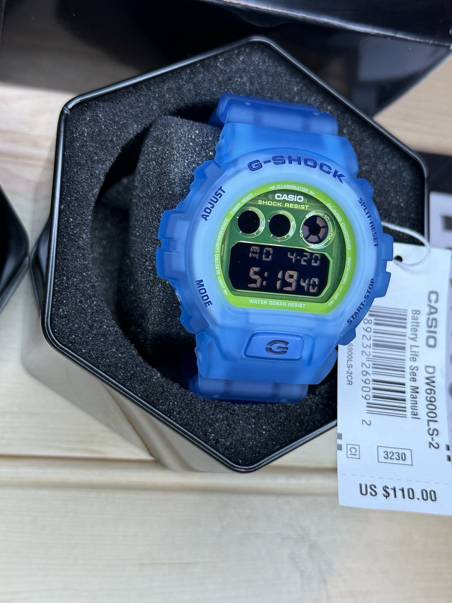 G-SHOCK DW-6900LS-2JF Skeleton Blue Analog-Digital Watch | eBay
