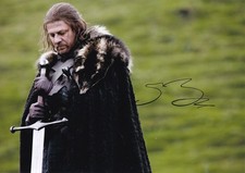 Actors - Sean Bean - Hand Signed A4 Photograph - Game of Thrones - COA