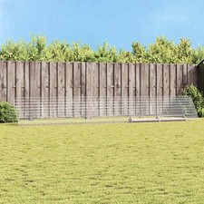 Gabbia per polli Argento Acciaio zincato Recinto Polli Galline Giardino vidaXL