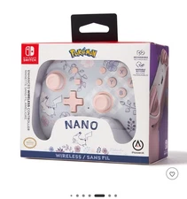 New Nintendo Switch PowerA Nano Enhanced Wireless Controller - Pikachu Garden