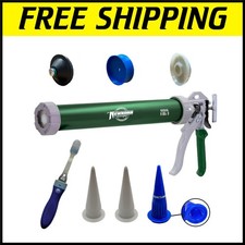 Durable 20 oz. Caulk Gun with Heat-Treated Rod  Smooth Dispensing Plate