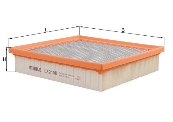 ✅Fits FILTRY KNECHT / MAHLE LX 2108 Chrysler AIR FILTER  ⭐UK Seller⭐