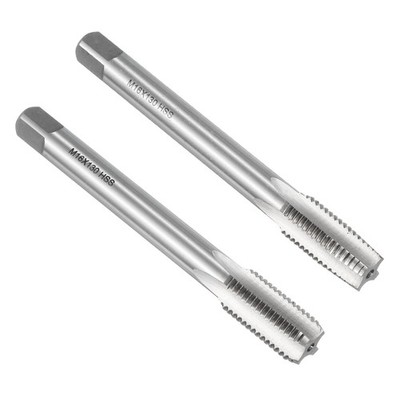 1 Pair Metric Hand Tap Set M16 x 2 H2 Thread Taper + Bottom Taps Screw Tools