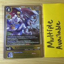 AeroVeedramon EX3-033 R Digimon CCG