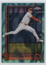 2025 Topps Chrome Aqua Lava Refractor /199 Tyler Fitzgerald #30 6k2