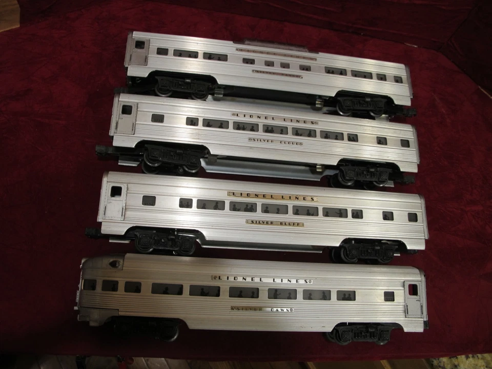 Lionel 2531,2532,2533,2534 Silver Dawn, Silver Cloud, Silver Range, Silver Bluff - Image 3 of 4