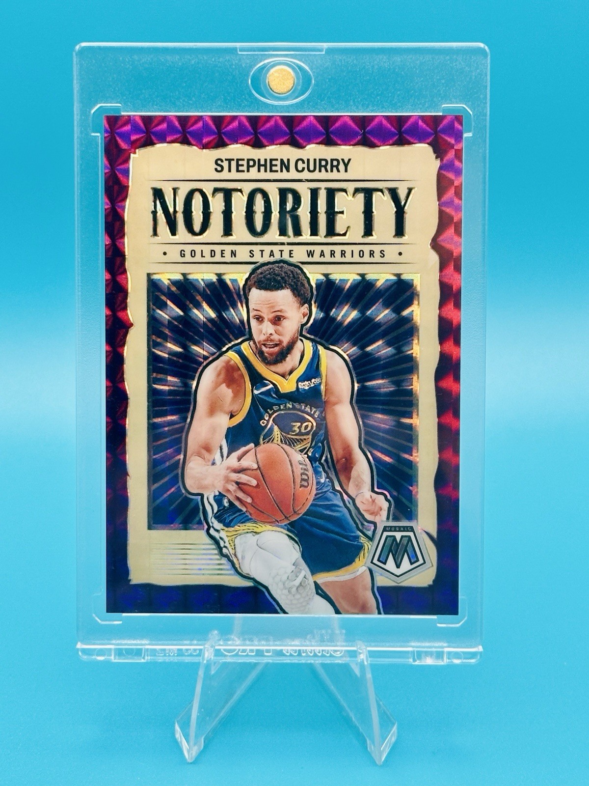 2023 Mosaic #2 Notoriety Purple Stephen Curry /99