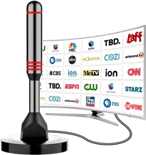 Digital TV Antenna for Smart TV Indoor 2025 HD Antenna with Strong Magnetic Base