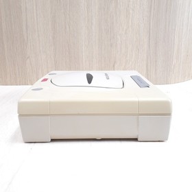 Sega Saturn white console with Hori Fighting Stick SS Virtua Gun & 5 Games Japan