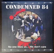 CONDEMNED 84 - NO ONE LIKES US... WE DON'T CARE GATEFOLD VINYL RECORD LP (COLOR)