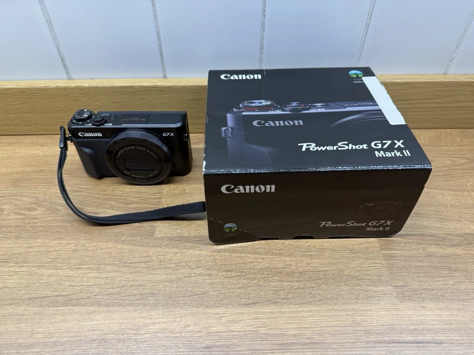 Canon PowerShot G7 X Mark II 20.1MP Digitalkamera - Schwarz